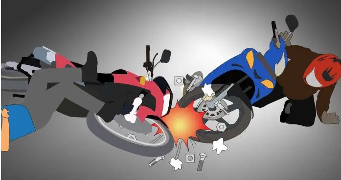 1673786442 KECELAKAAN DUA MOTOR