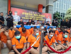 12 Hari Operasi Tumpas Semeru, Polres Gresik Bekuk 39 Tersangka 