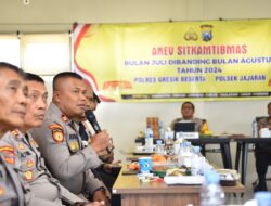 Jelang Pilkada Tahun 2024, Polres Gresik Gelar Anev Situasi Kamtibmas