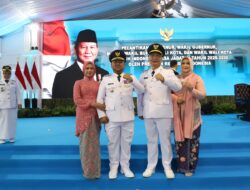 Bupati dan Wakil Bupati Gresik Resmi Dilantik, Program 100 Hari Nawa Karsa Jadi Prioritas