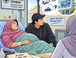 Ibu Hamil Risiko Tinggi di Bawean Menunggu Jalan Menuju Rumah Sakit Rujukan