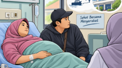 Ibu Hamil Risiko Tinggi di Bawean Menunggu Jalan Menuju Rumah Sakit Rujukan